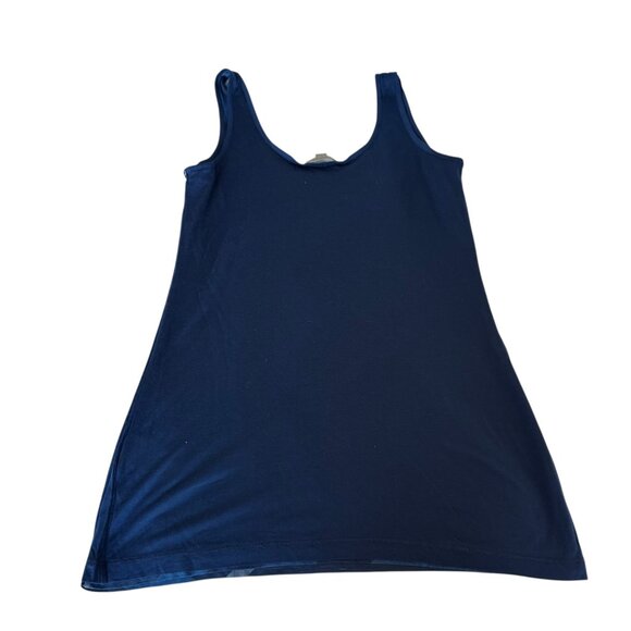 Burberry Brit Blue Tank top Nova Check Modal S Small - Picture 1 of 11